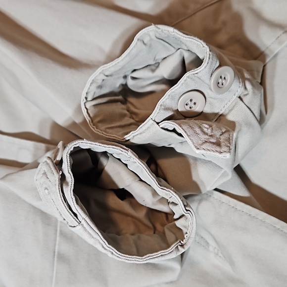 Sussan - Beige Canvas Utility Cargo Jacket with Hood - Size 8 - Picture 10 of 15